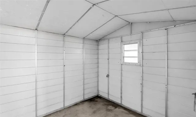 a backyard of a house