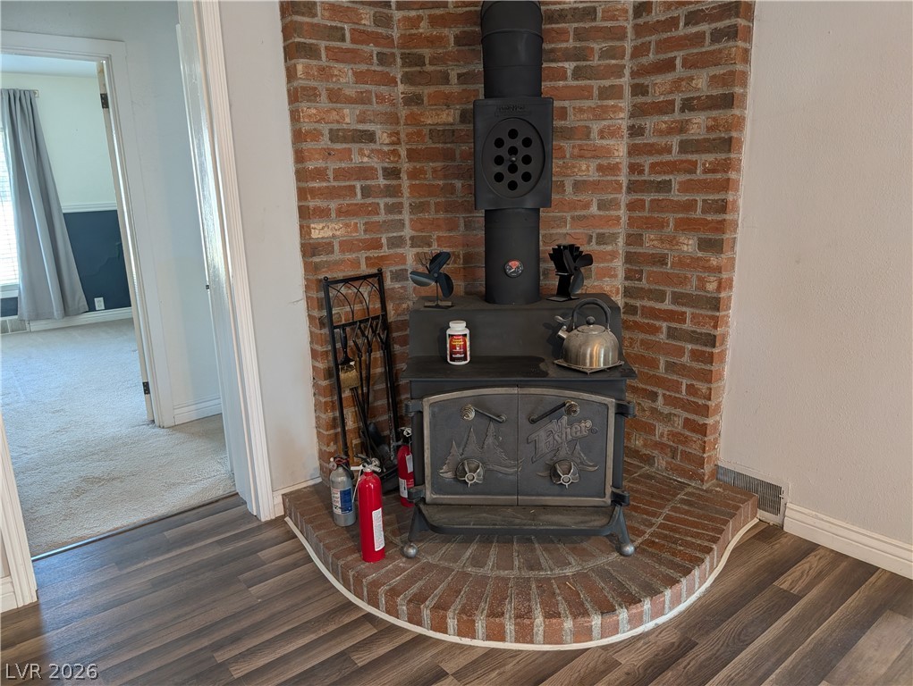 1 South 5th Street Panaca, NV 89042 - Photo 7 of 21 Kitchen fireplace