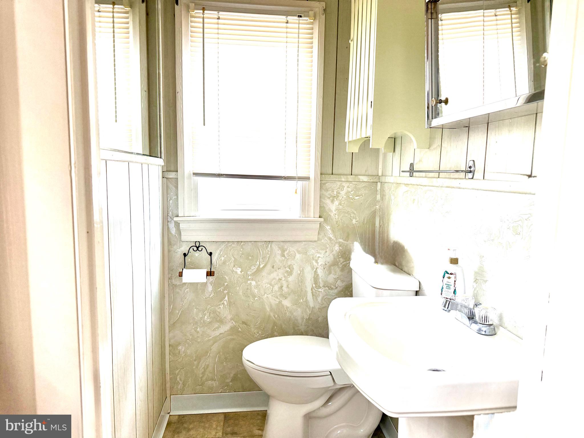 202 4th Street Sharptown, MD 21861 - Photo 60 of 73 a bathroom with a sink toilet and mirror