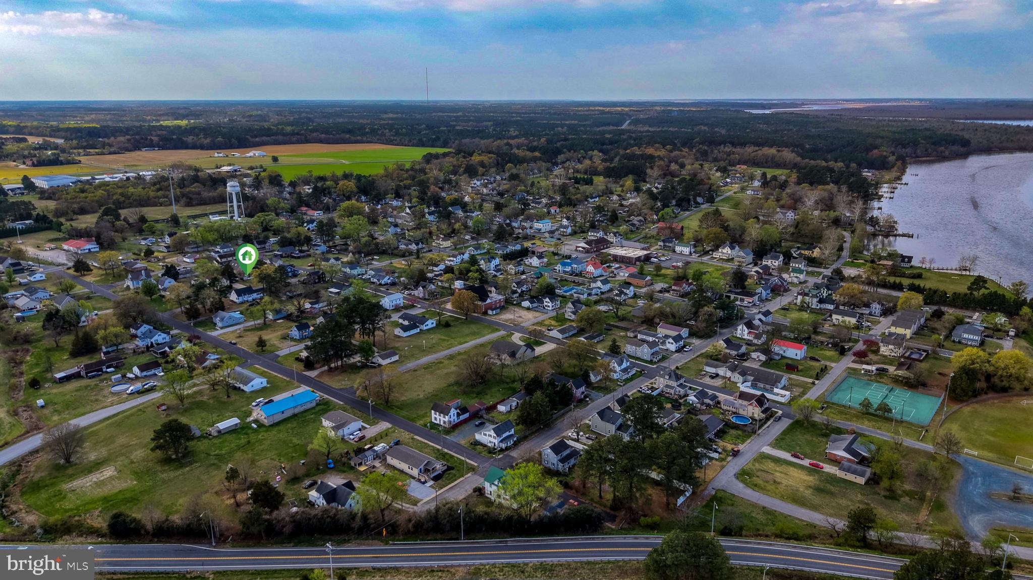 202 4th Street Sharptown, MD 21861 - Photo 6 of 73 an aerial view of a city