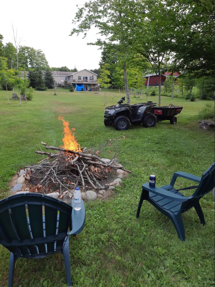 21652 Ridge Road Grand Marais, MI 49839 - Photo 18 of 67 firepit
