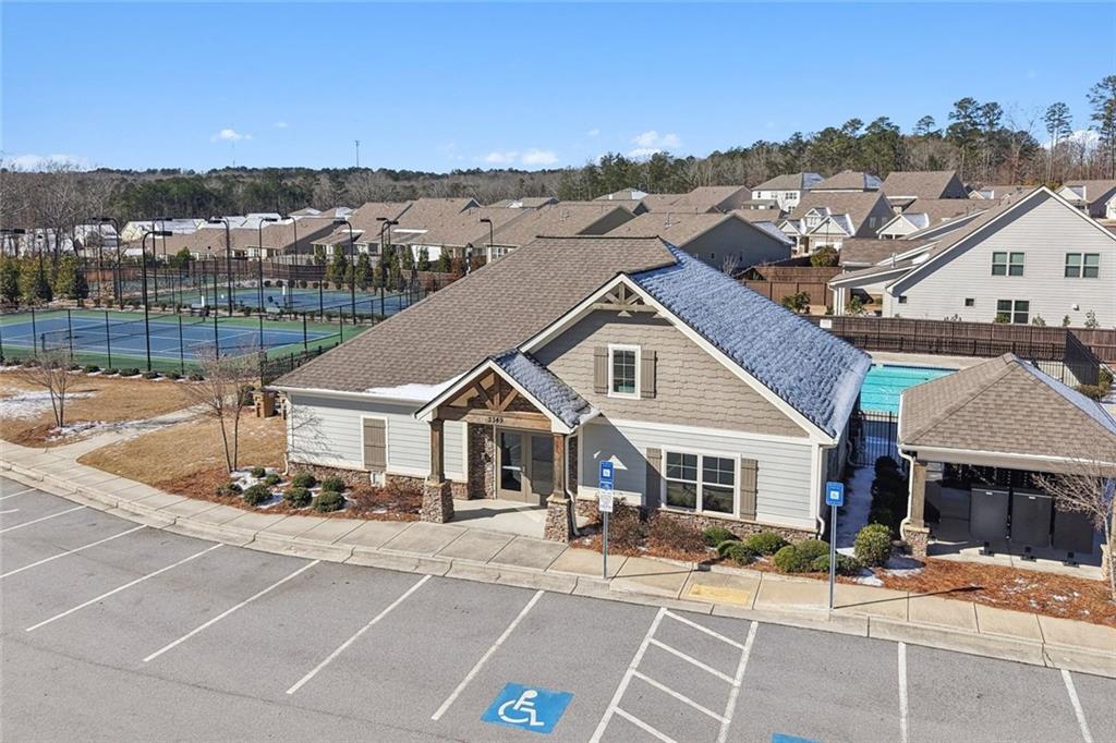 3431 High Shoals Buford, GA 30519 - Photo 40 of 51 a aerial view of a house with a terrace