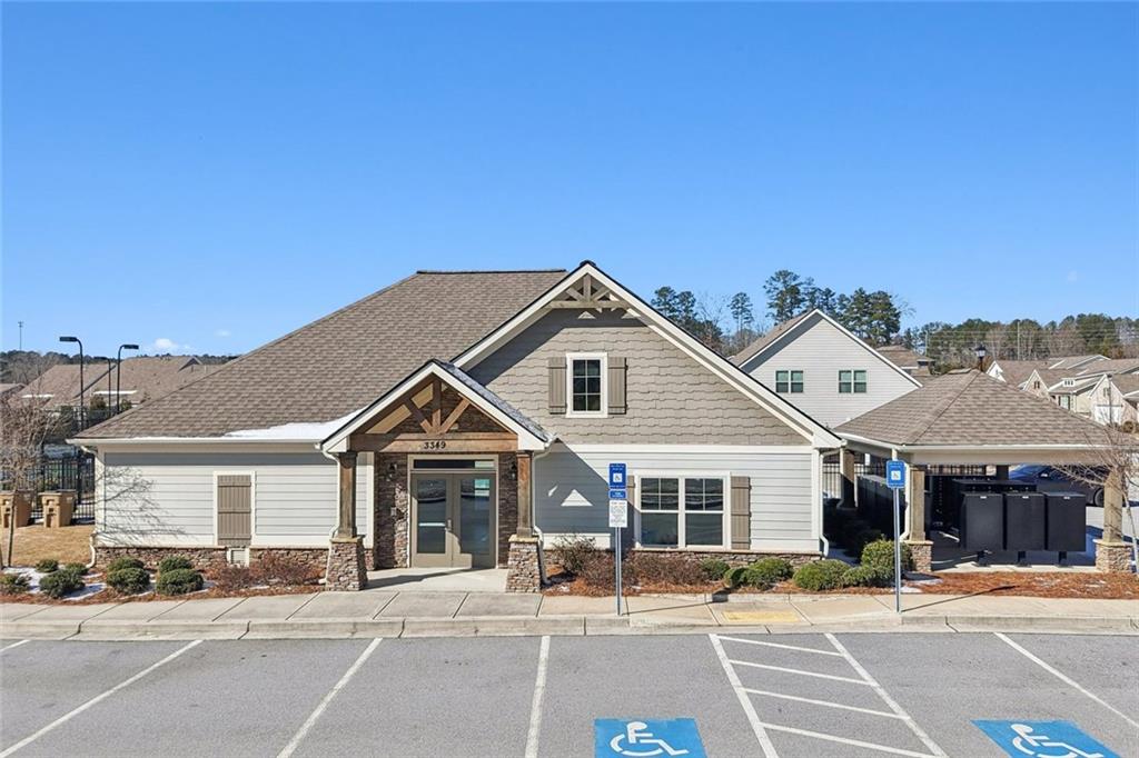 3431 High Shoals Buford, GA 30519 - Photo 41 of 51 a front view of a house with a yard