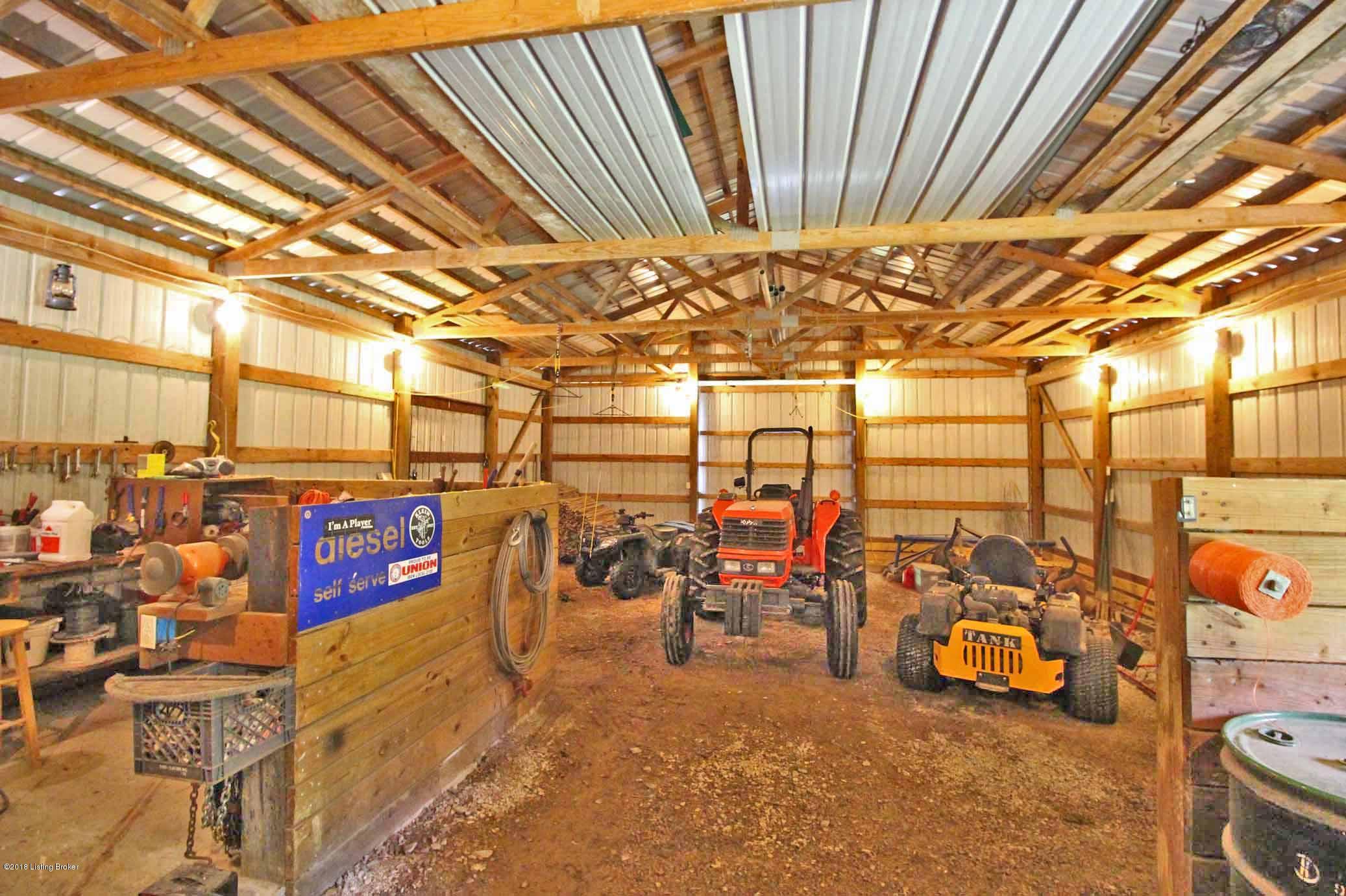 10152 Waddy Road Waddy, KY 40076 - Photo 23 of 43 30X40 Barn interior with electric and wa