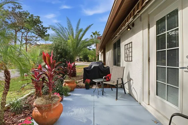 a view of outdoor space and porch