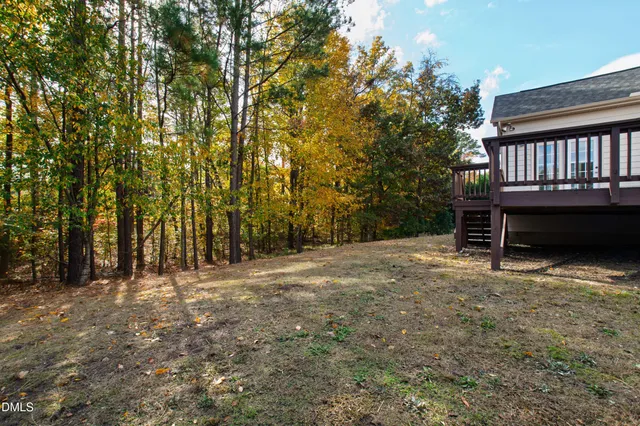 a view of a house with a deck