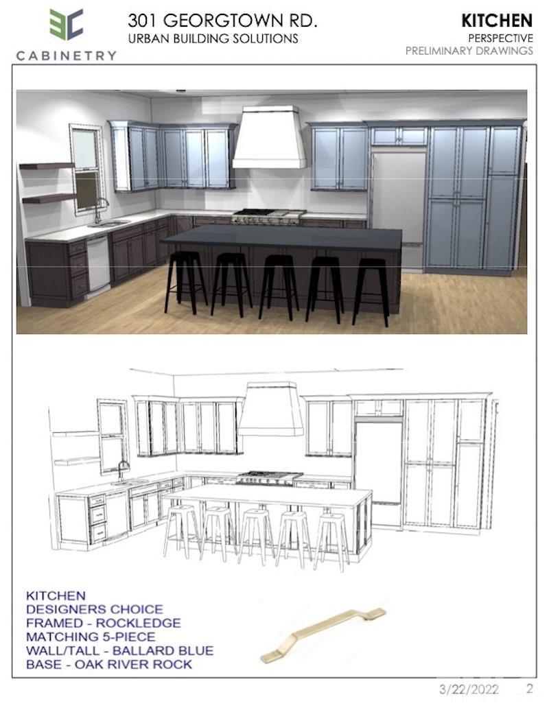 301 Georgetown Road Raleigh, NC 27608 - Photo 14 of 77 a black and white photo of a living room