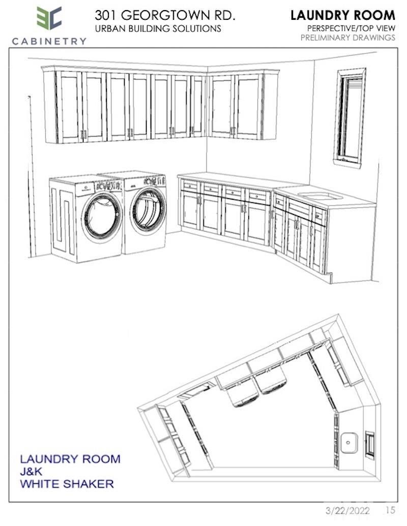 301 Georgetown Road Raleigh, NC 27608 - Photo 18 of 77 a black and white photo of a living room