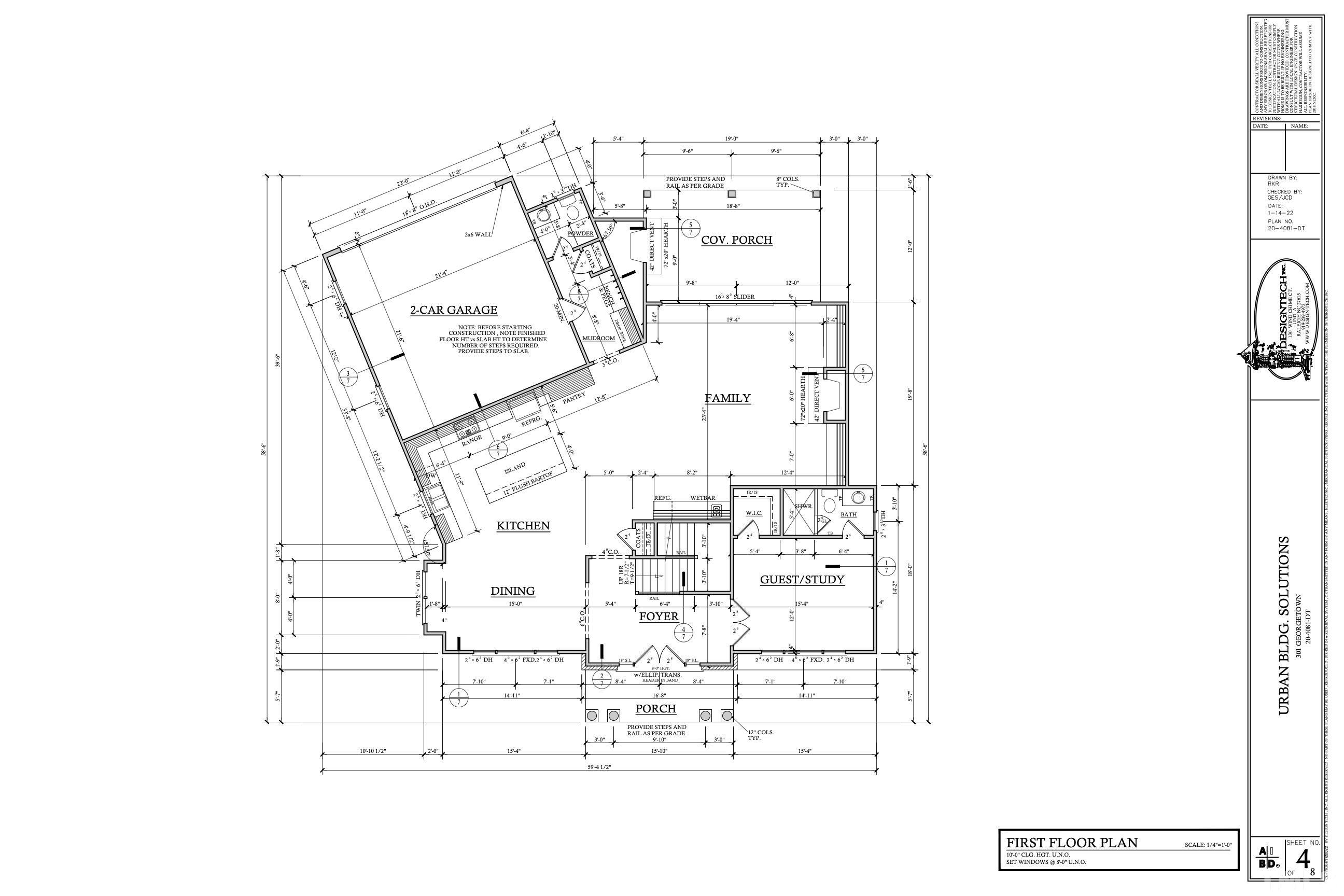 301 Georgetown Road Raleigh, NC 27608 - Photo 9 of 77 a black and white photo of a room