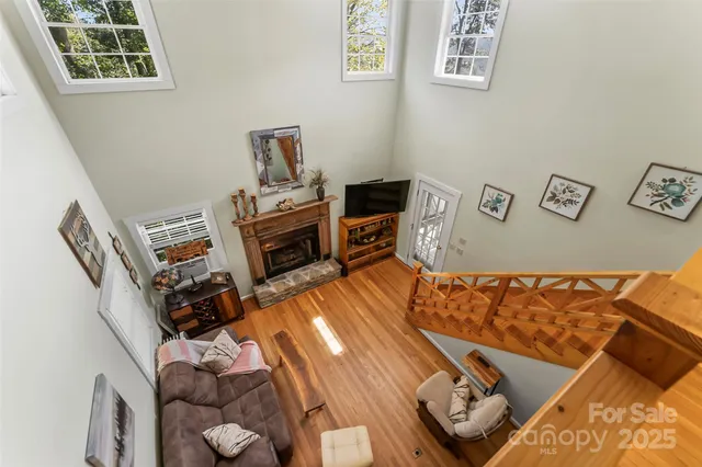a room with furniture and a flat screen tv