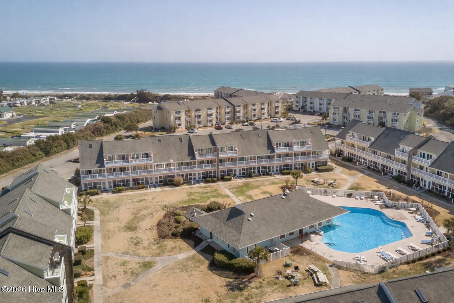 9201 Coast Guard Road, Unit I207 Emerald Isle, NC 28594 - Photo 18 of 25 Coastal condominium with pool view