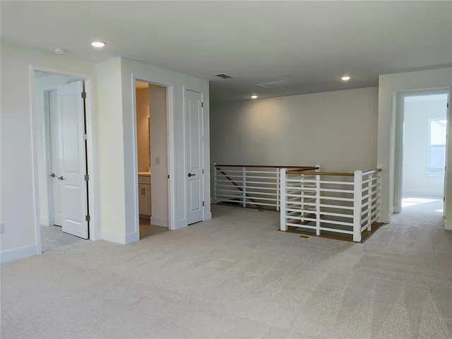 a view of room with walk in closet