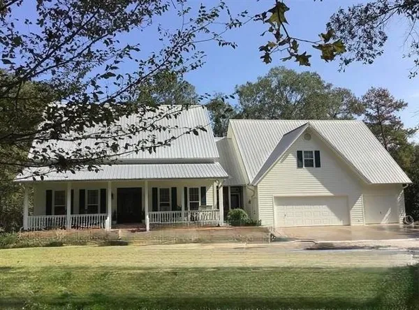 a aerial view of a house