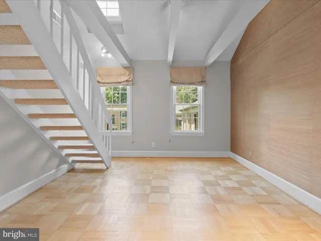 a view of an entryway with staircase