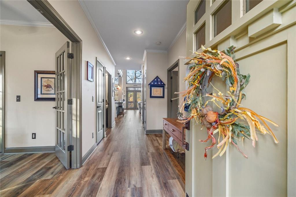 152 Chapman Manor Drive Martin, GA 30557 - Photo 12 of 90 a view of a hallway with wooden floor and entryway