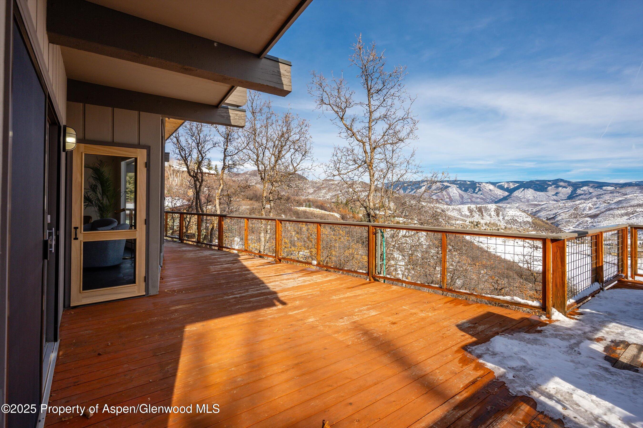 328 Oak Ridge Road Snowmass Village, CO 81615 - Photo 31 of 44 a view of a balcony