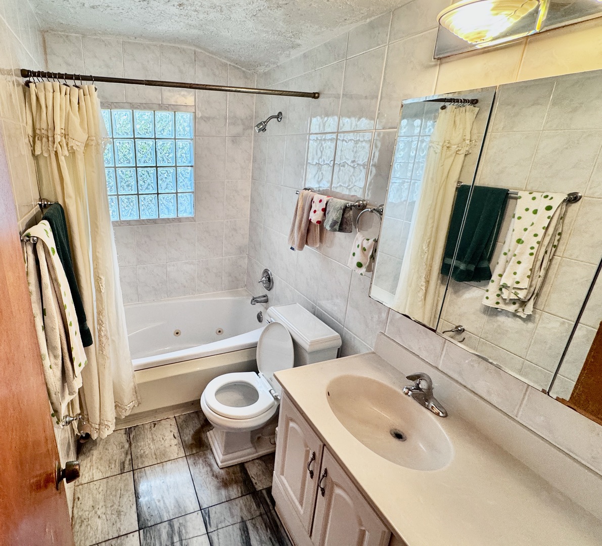 597 Lowden Avenue Glen Ellyn, IL 60137 - Photo 12 of 15 a bathroom with a sink toilet and shower