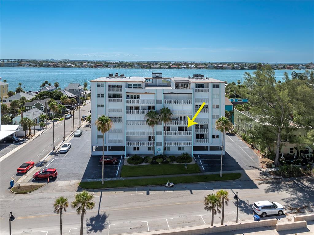 403 Gulf Way, Unit 302 St. Pete Beach, FL 33706 - Photo 29 of 30 an aerial view of a city