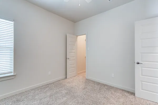an empty room with an empty space