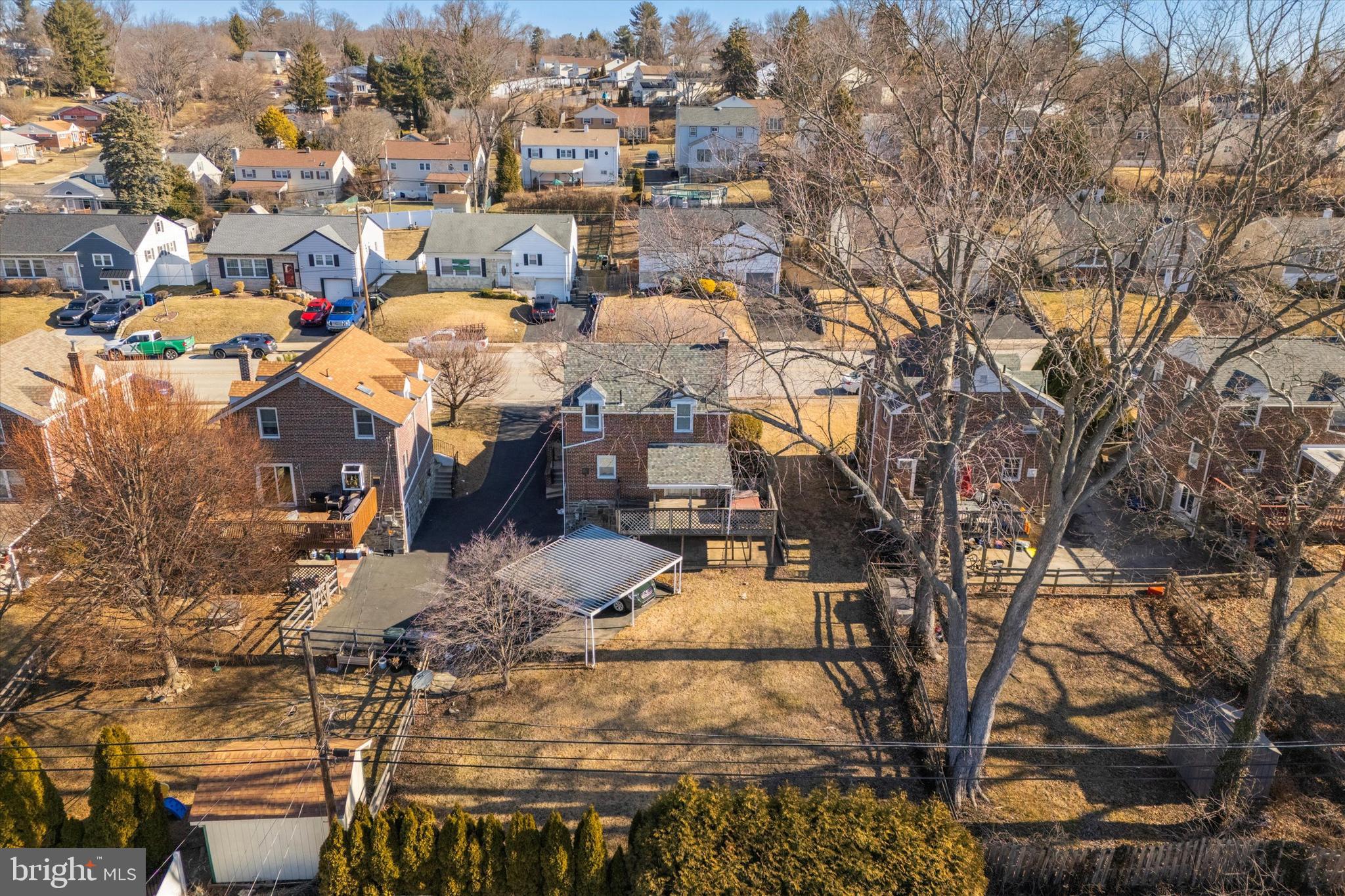 2044 Jenkintown Road Glenside, PA 19038 - Photo 31 of 33 an aerial view of residential houses with outdoor space