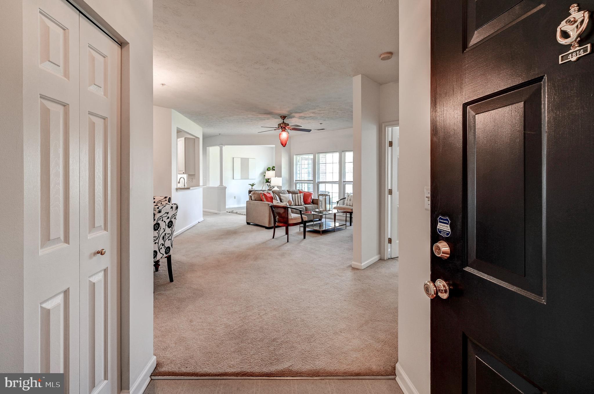 4814 Brightleaf Court, Unit 4814 Rosedale, MD 21237 - Photo 3 of 23 Foyer with 2 Closets