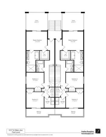 $1,375,000 | 1517 West Barry Avenue, Unit 2W, Chicago, IL 60657
