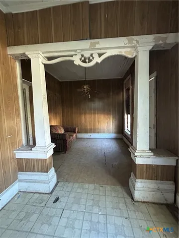 a view of front door of house