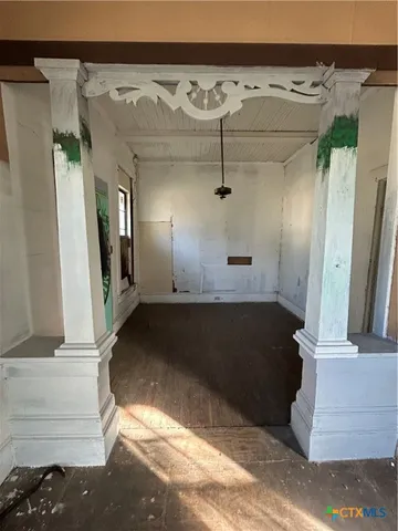 a view of water heater room