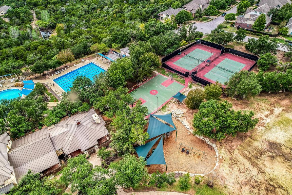 13301 Country Trails Lane Austin, TX 78732 - Photo 39 of 40 Aerial view of Bel Mar, one of the three community center with pools, tennis, pickleball, and basketball courts.