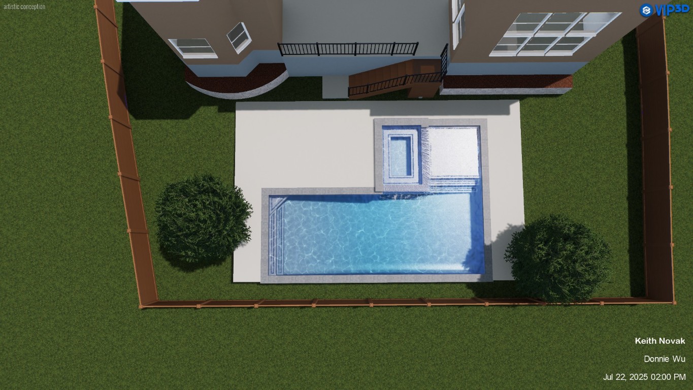 13301 Country Trails Lane Austin, TX 78732 - Photo 40 of 40 Pool rendering by contractor (32'x12')