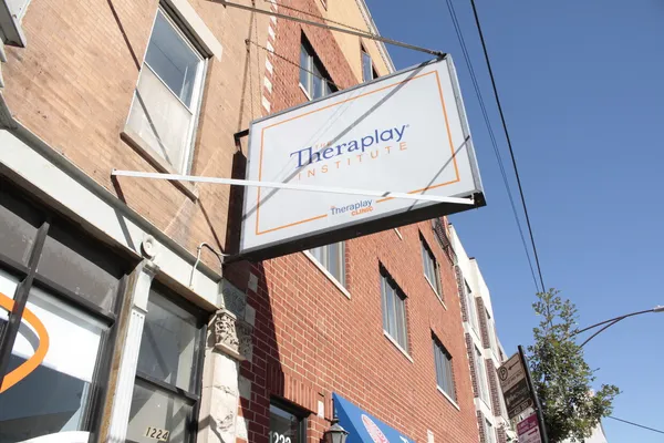 a sign on the side of a building
