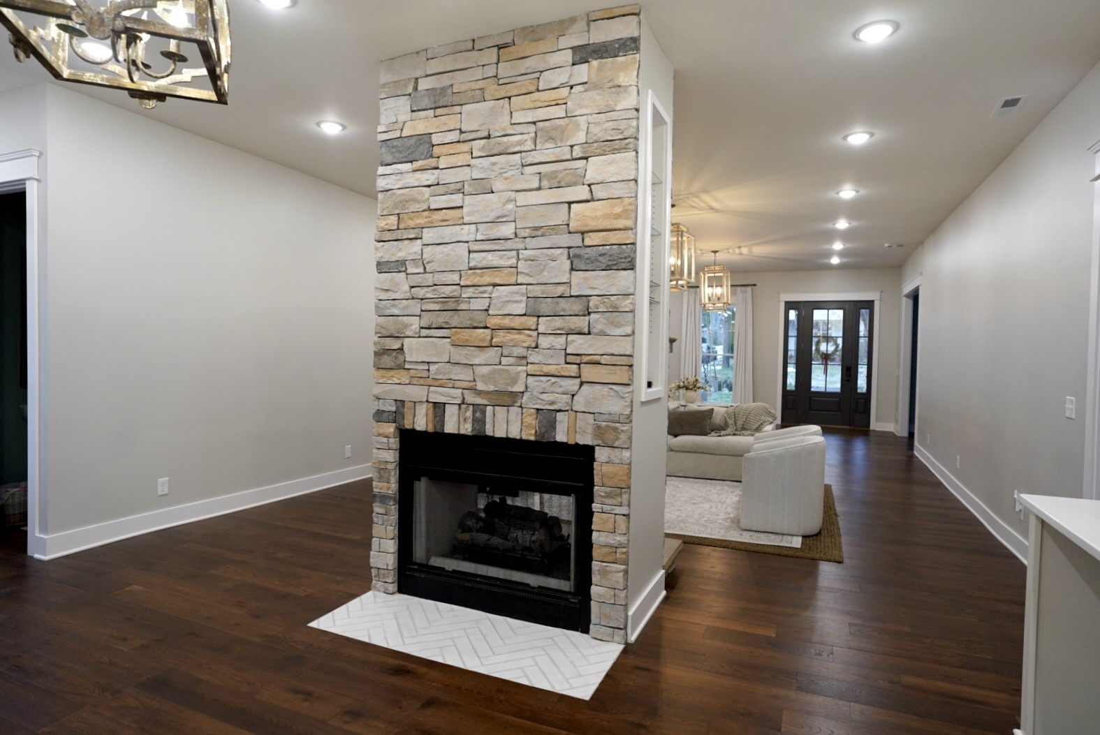 807 North Maple Street Murfreesboro, TN 37130 - Photo 9 of 16 a living room with furniture and a fireplace