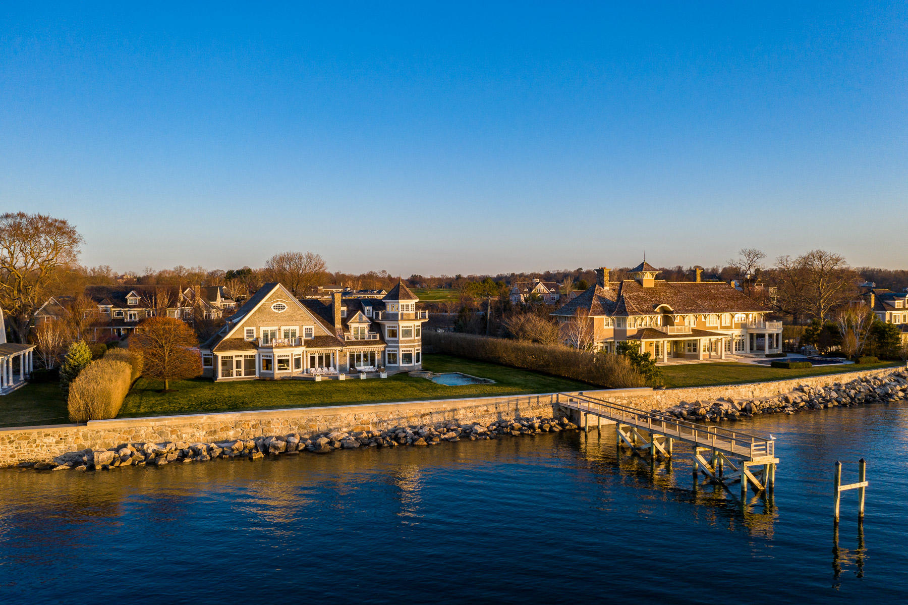 8 Shorehaven Road Norwalk, CT 06855 - Photo 24 of 27 a view of a water fountain and an outdoor seating