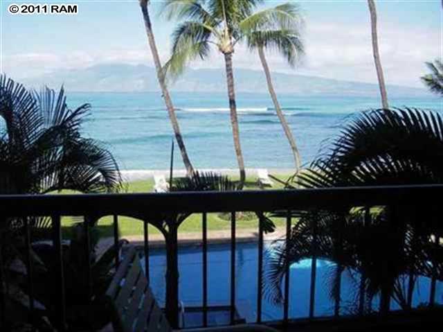 3875 Lower Honoapiilani Road, Unit B204 Lahaina, HI 96761 - Photo 2 of 4 a view of ocean from a balcony