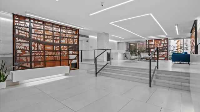 a car parked in front of a building