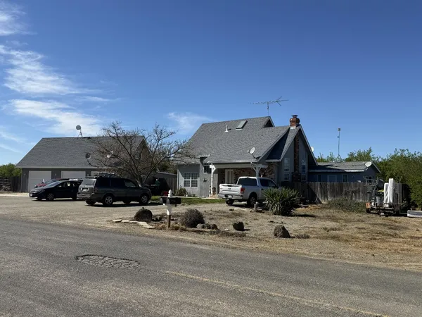 a car parked in front of house