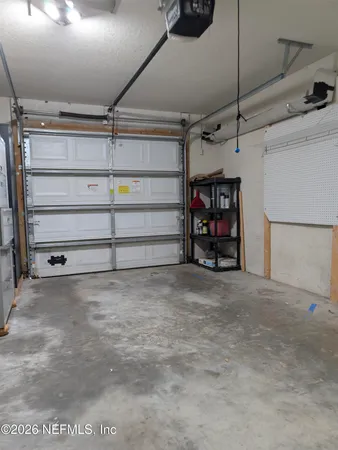 a view of a car garage