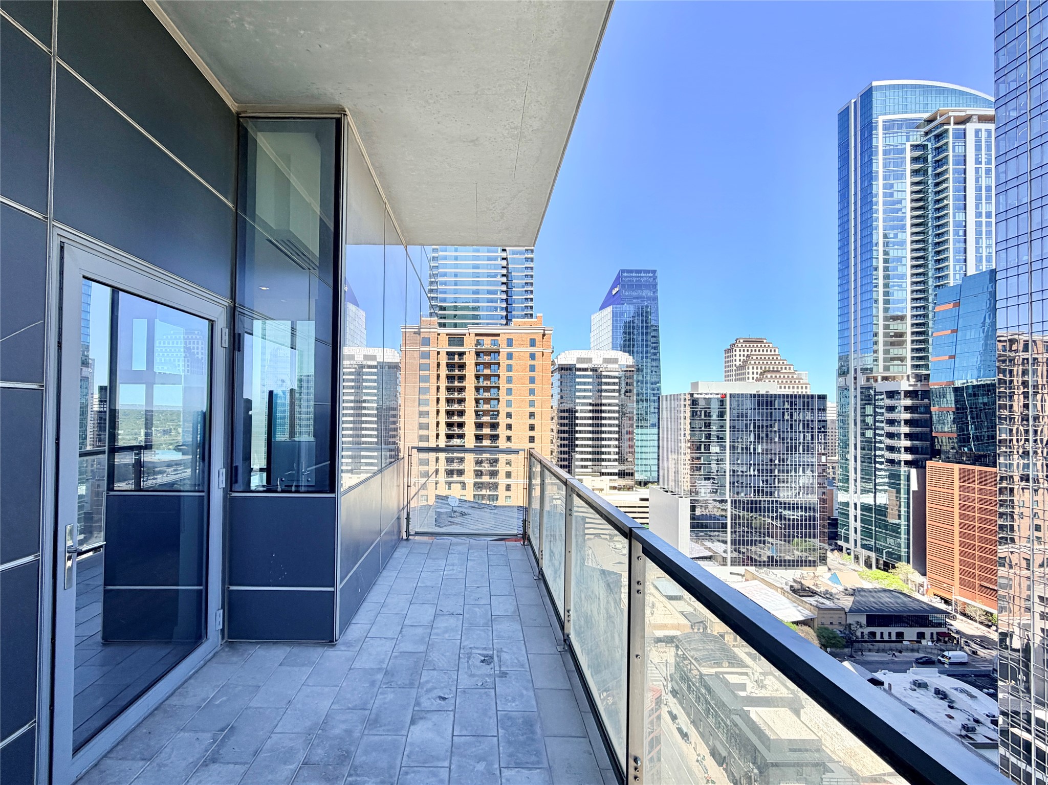 210 Lavaca Street, Unit 1912 Austin, TX 78701 - Photo 3 of 40 Balcony featuring a city view