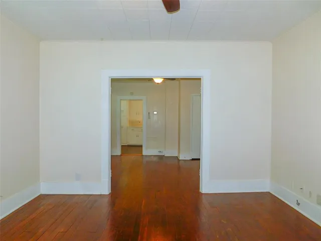 wooden floor in an empty room