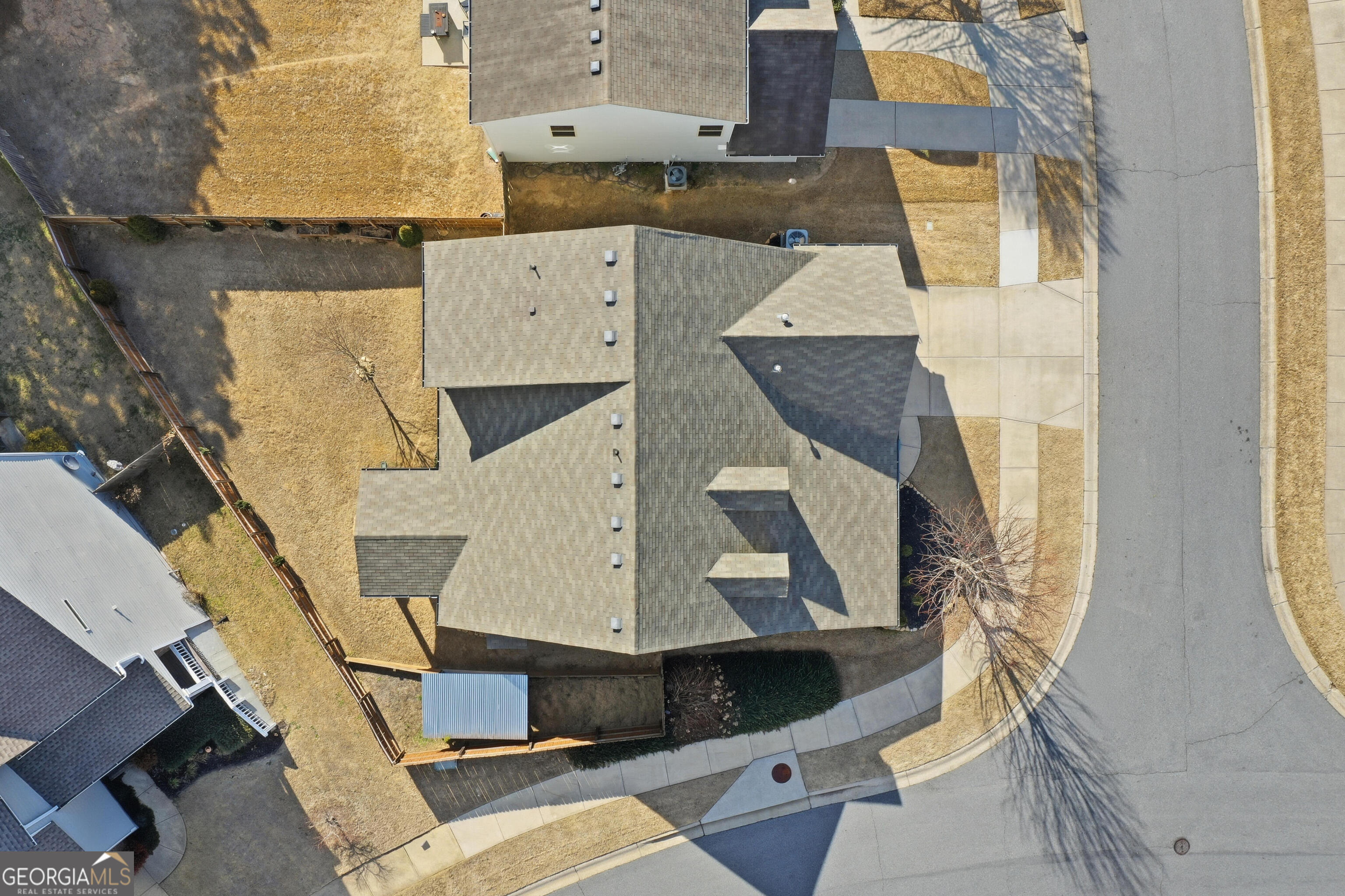 301 Stoney Hollow Road Canton, GA 30114 - Photo 41 of 47 an aerial view of residential houses with outdoor space