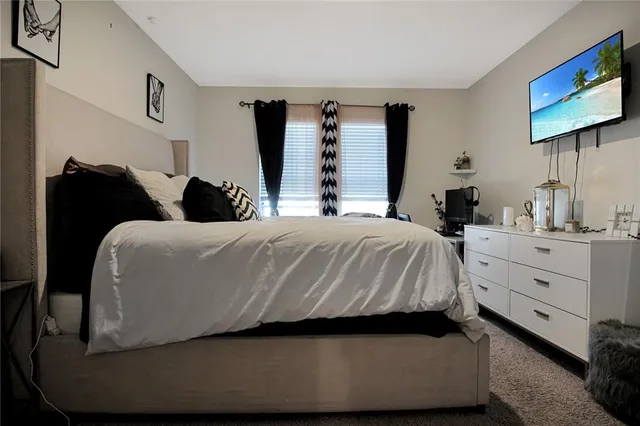 a close view of walk in closet