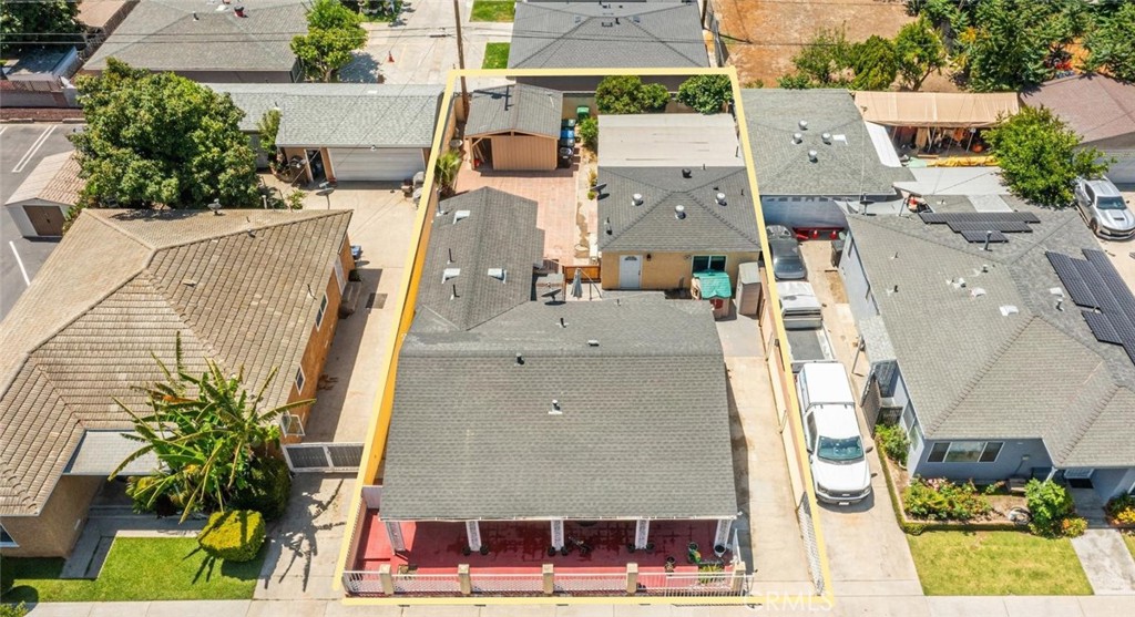 6824 Marcelle Street Paramount, CA 90723 - Photo 11 of 46 an aerial view of residential houses with outdoor space