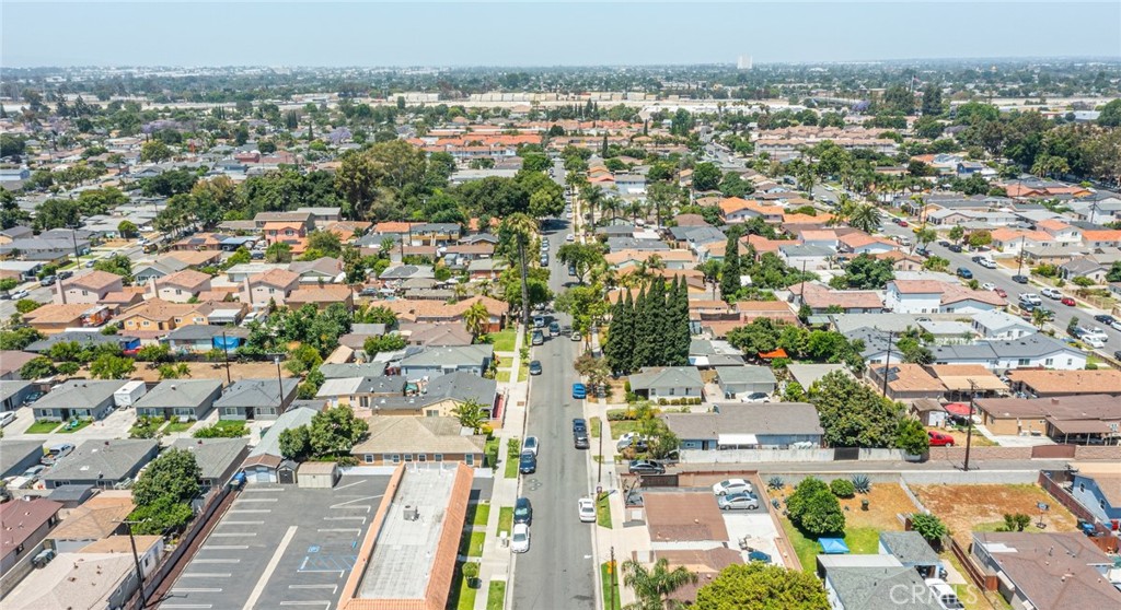 6824 Marcelle Street Paramount, CA 90723 - Photo 39 of 46 an aerial view of residential houses with outdoor space