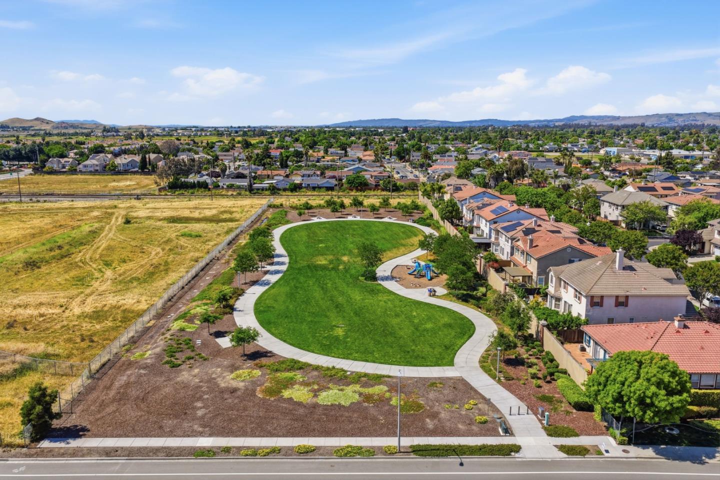 37517 Bay Crest Road Newark, CA 94560 - Photo 84 of 88 an aerial view of a residential houses with outdoor space and street view