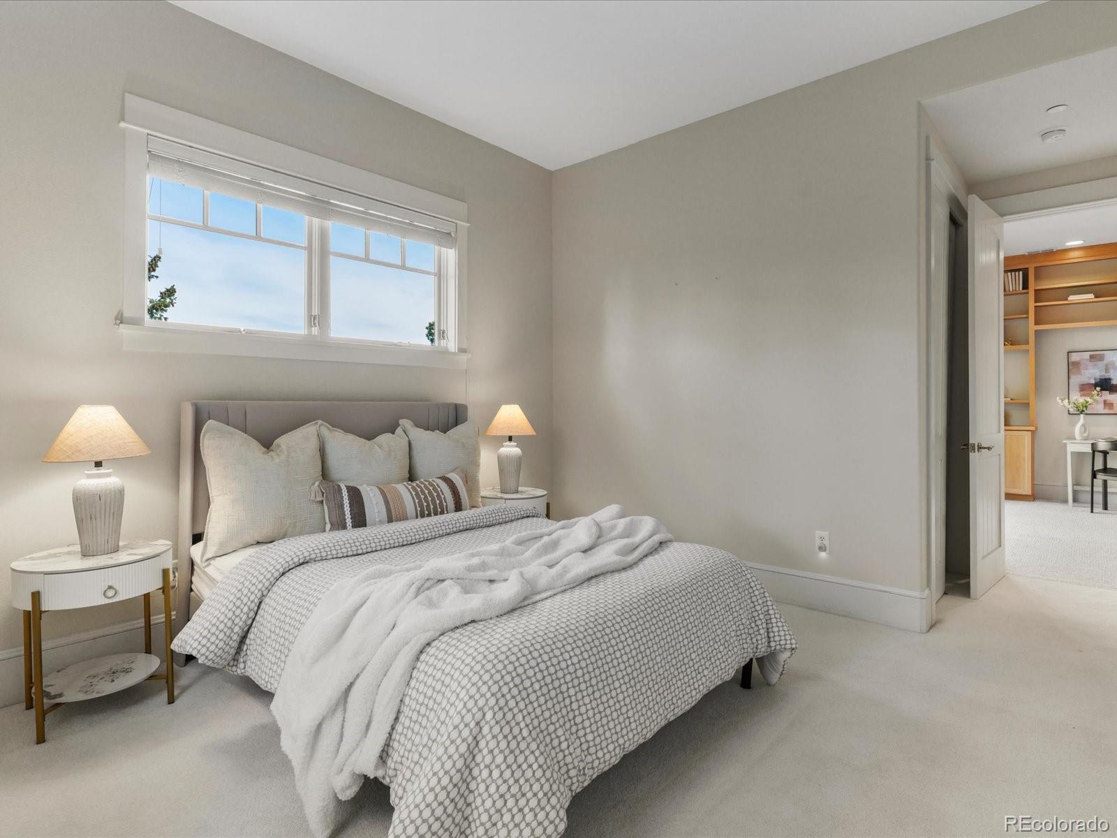 6264 Flagstaff Road Boulder, CO 80302 - Photo 14 of 50 a bedroom with bed and window