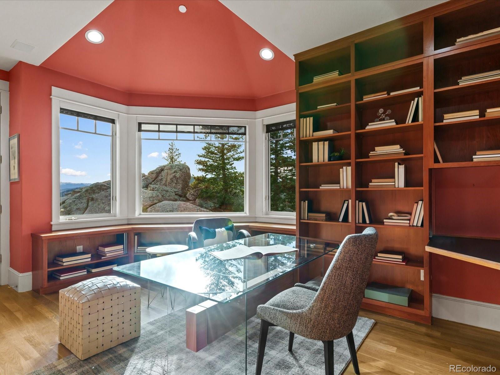 6264 Flagstaff Road Boulder, CO 80302 - Photo 27 of 50 a living room with furniture and a large window