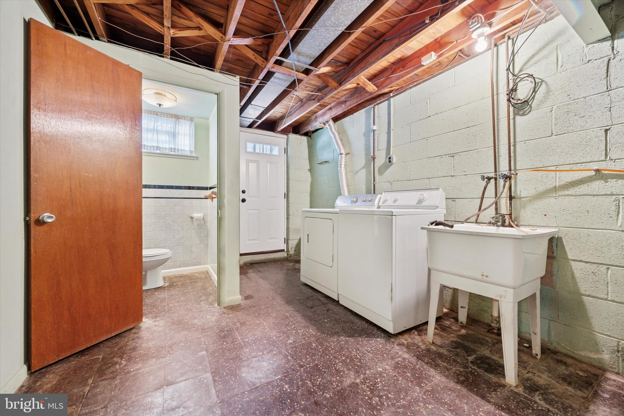 1069 Surrey Road Philadelphia, PA 19115 - Photo 24 of 27 a view of a storage & utility room with a sink