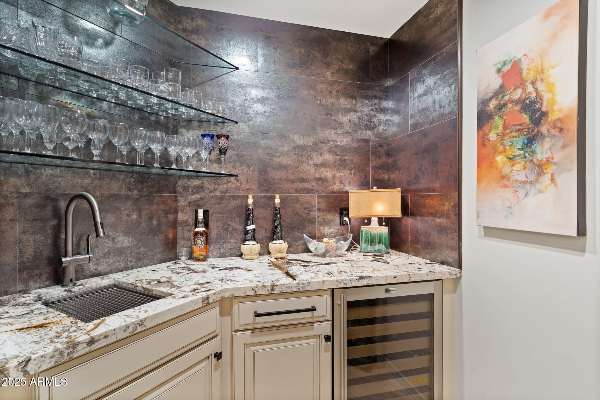 15730 East Eagle Crest Road Fountain Hills, AZ 85268 - Photo 12 of 77 Bar with wine cooler