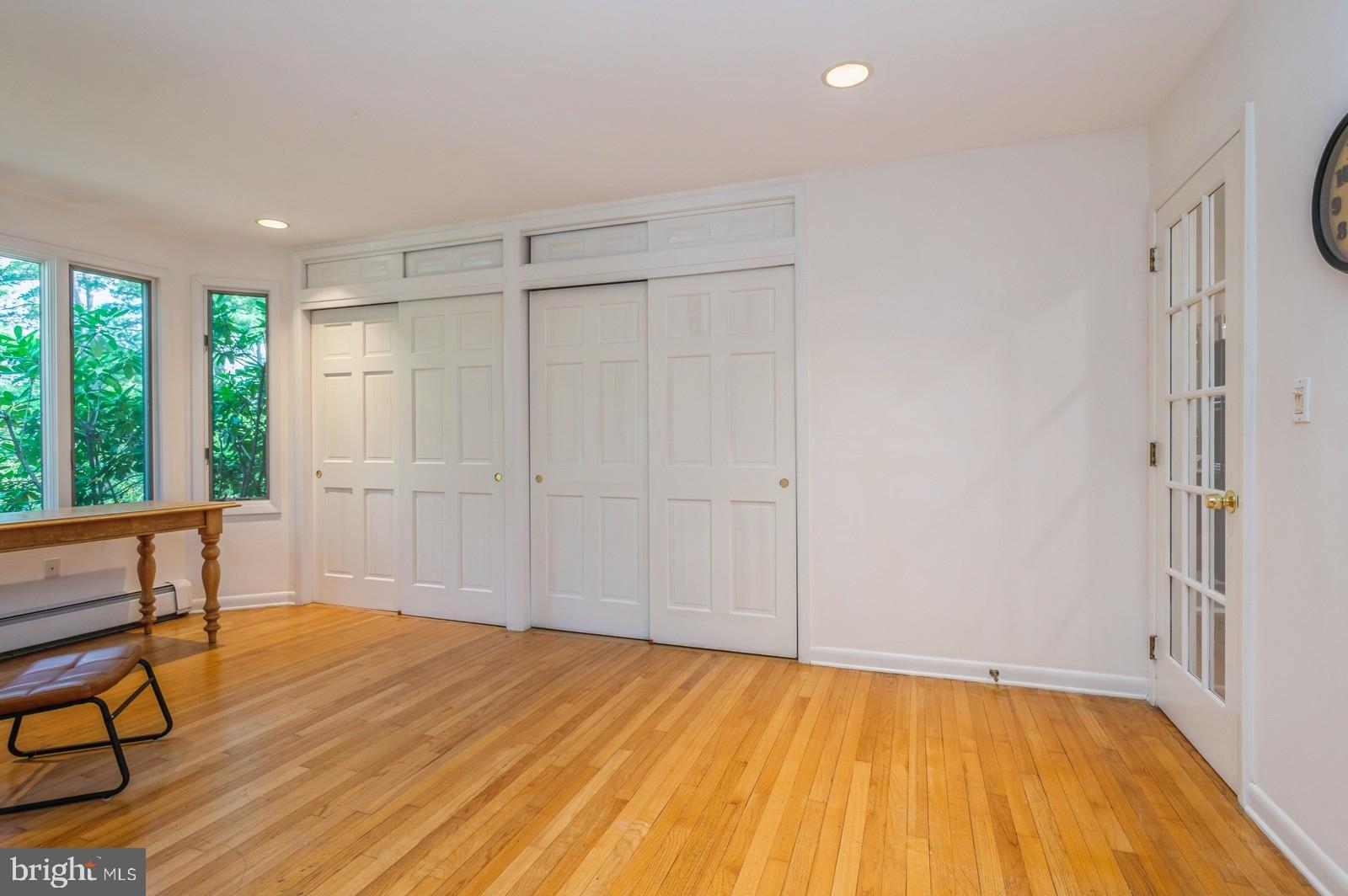 536 Rosedale Road Princeton, NJ 08540 - Photo 14 of 34 a view of empty room with wooden floor and fan