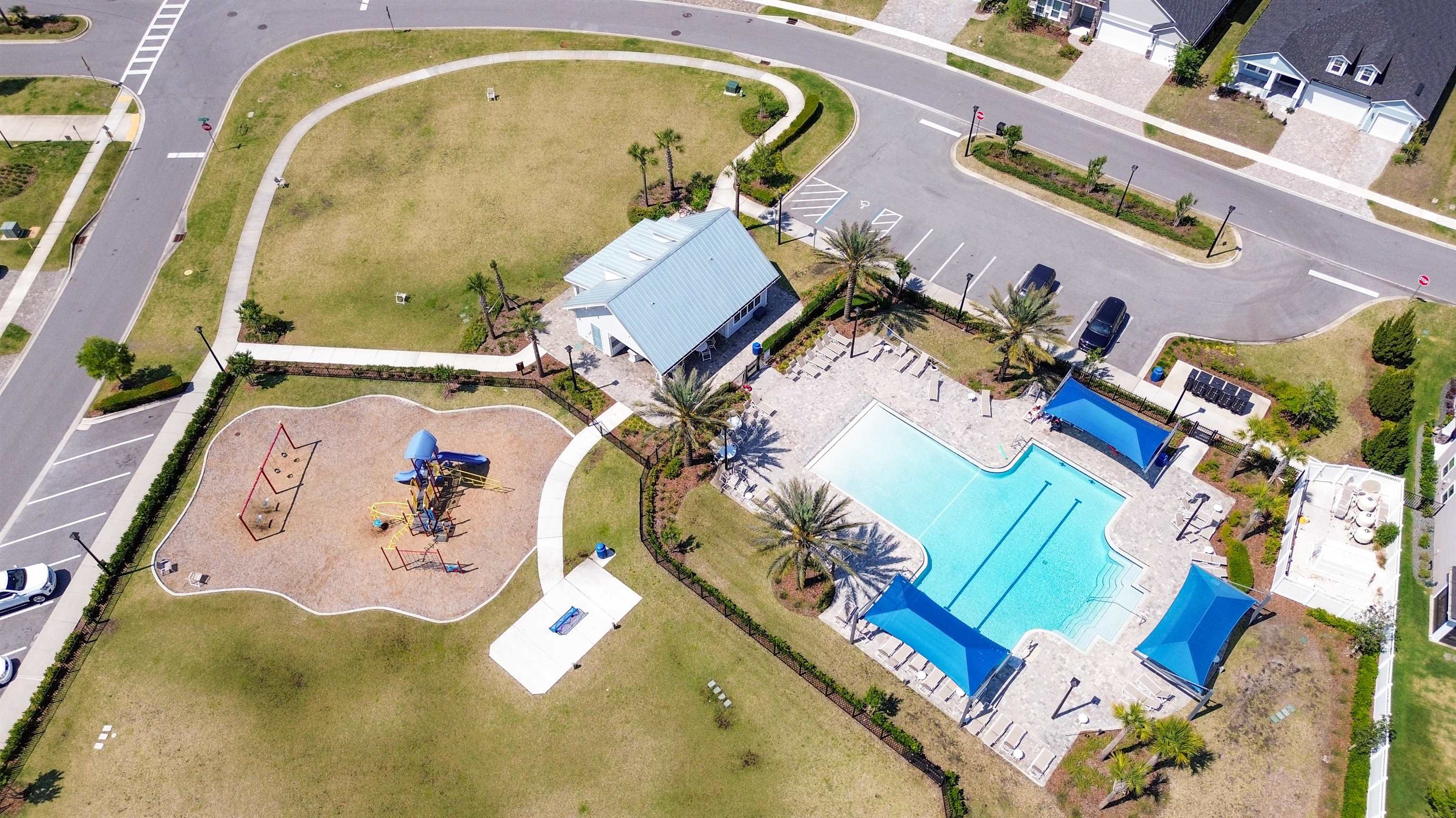 443 Watervale Drive St. Augustine, FL 32092 - Photo 36 of 39 an aerial view of a swimming pool